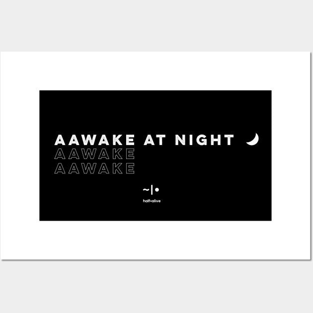 Aawake at Night Wall Art by usernate